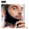 Set De 2 Plantillas Para Barba Peine Herramienta Moldeado