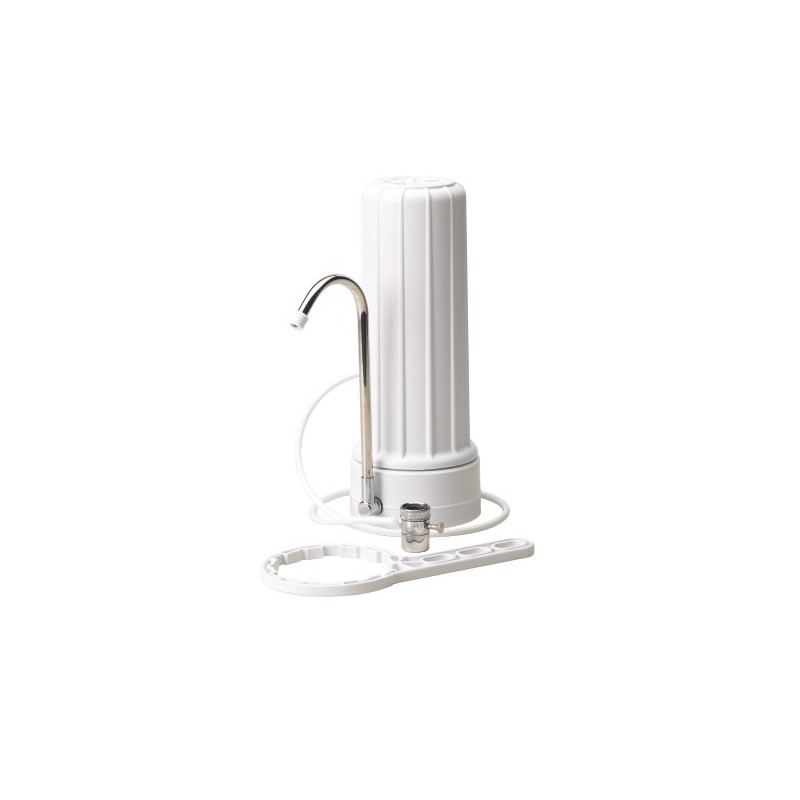 OMNIFilter OCT2-S-05 Omni OCT2-S4-S06 Countertop Faucet Filter System, White