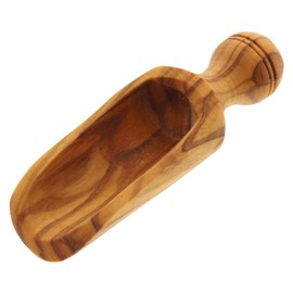 2 x Hofmeister® Scoops Olive Wood Dosing Spoon Spice Scoop – Eye-catching Grain in Wood – Gift Kitchen Housewarming – 6.5 cm