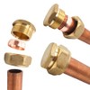 Brass Tube Compression Fitting, Compression Stop End Cap Copper Compression