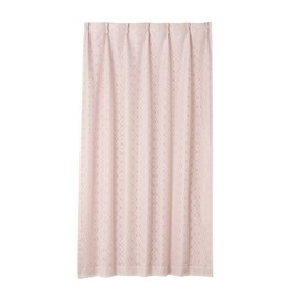 Francfranc Franc Lacy x Plain Double Curtain H2000 x W1000 Light Pink (Lace & Drape)