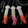 DEGA Norway leader with 3 luminous octopuses, length 145 cm, line thickness 0.60 m, hook size 5/0, ideal for cod