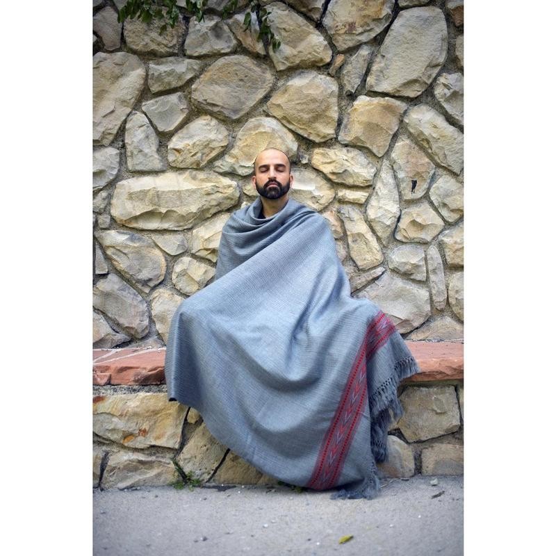 Meditation Shawl / Meditation Blanket / Prayer Shawl for Men