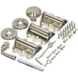 Wright Products - Full Screen Door Kit for Vinyl and Wood Screen Doors, Satin Nickel
