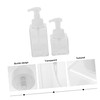 Baluue 4pcs Foamed Lotion Bottles Travel Containers Refillable Liquid Storage