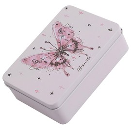 Gatuida Empty Iron Can Small Tin Lid Storage Box for Decorative Items Party Favors Home Decor