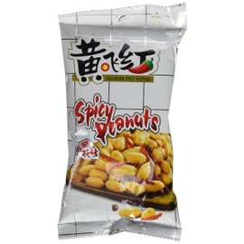 HuangFeiHong Spicy Snack Peanuts - 30 3.8 oz /110G 30 bags