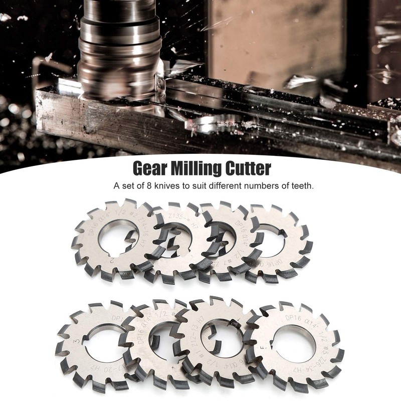 8 Piece Gear Router Bit Gear Router Bit Precision Gear