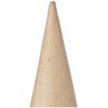 Creativ 265061 5-Piece 20 cm Papier Mache Cones, Beige