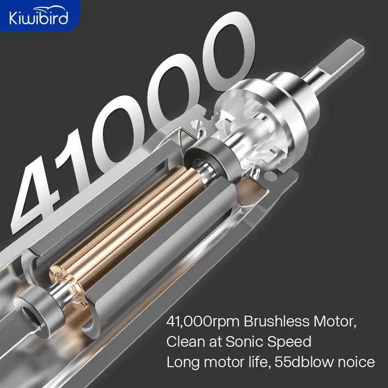 In-Stock Smart Sonic Toothbrush with 45° Oscillating Vibration USB-C Rechargeable