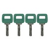 4PCS 11039228 Ignition Keys Compatible with Vol-vo Loaders and Articulating