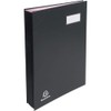 Exacompta 57021E Signature Book with Pocket - 20 Compartments, 24