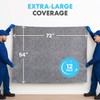 Padded XL Moving Blanket Pads, 12 Pack, Heavy Duty, Eco-Friendly