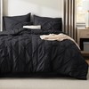 Bedsure Bedsure King Size Comforter Set Black - Bed in