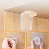 30 Pieces Adhesive Shelf Bracket, Punch Free Reinforced Design Shelf