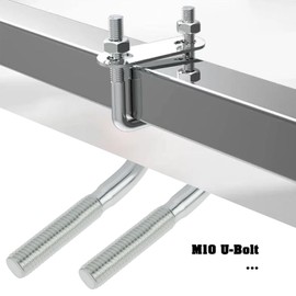 SG Store 4pcs M10x40mm U-Bolt U-Screw Inner Width 122mm Suitable for 120x40mm Frame Profile Installation of Various Components On Boat Trailers