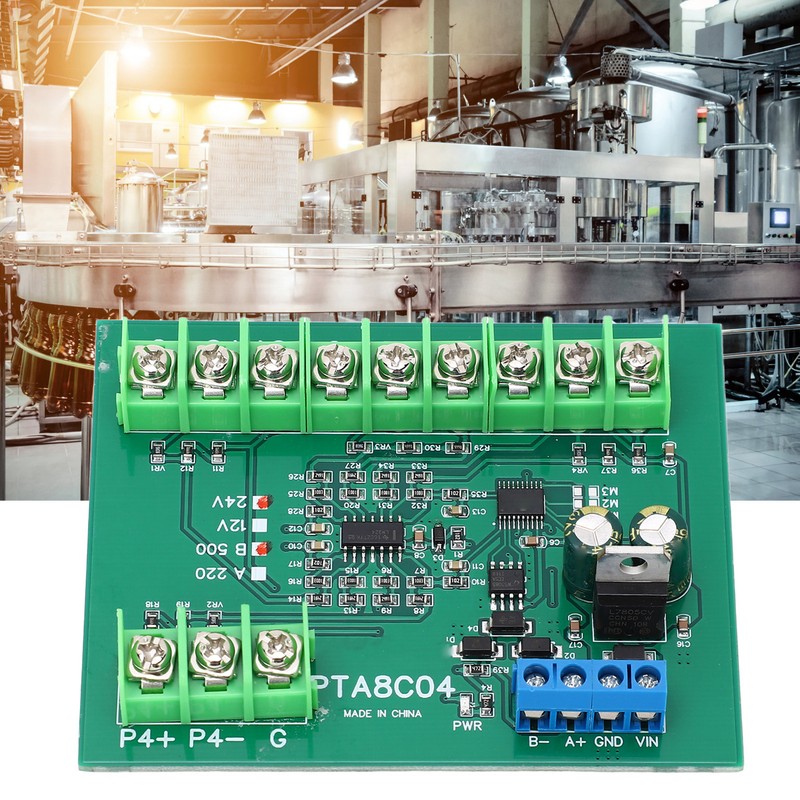 4 Channel PT100 RTD RS485 Temperature Sensor Board Temp Acquisition