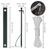 FANEAMADE Tree Stake Kit,Heavy Duty Steel Tree Straightening Kit,Tree Staking