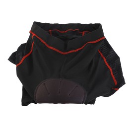 Padded Cycling Underwear Shorts Shock Absorption Breathable Fast Drying Riding Underpants for Skiing Skating M
