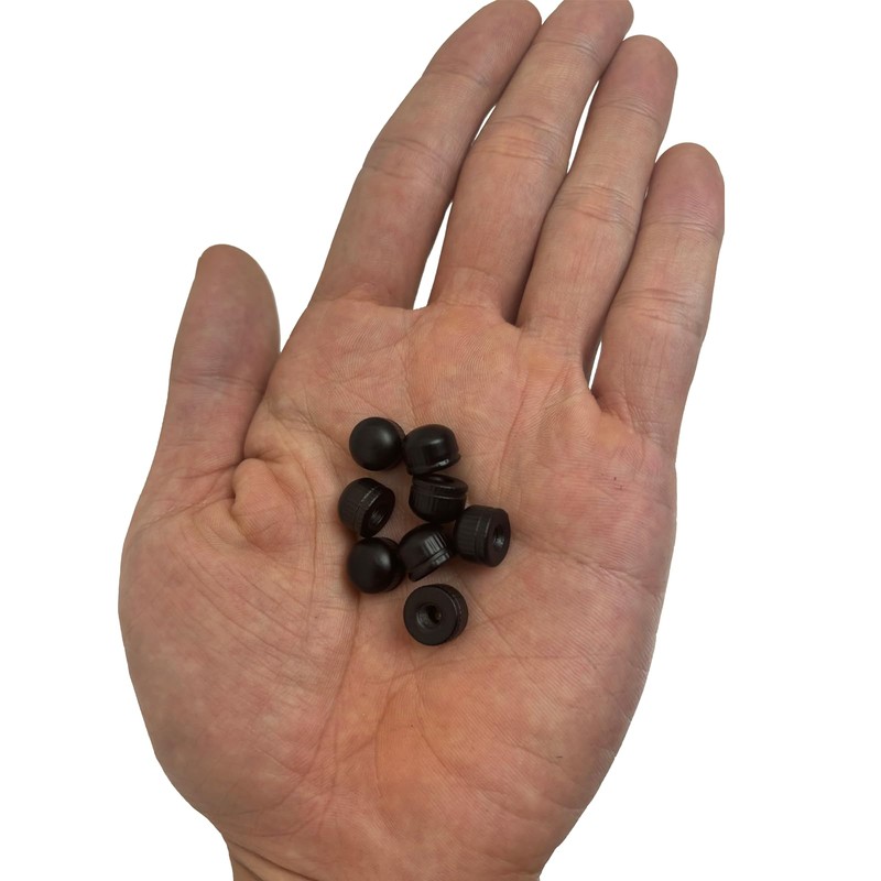 Screw Caps for Light Fixtures, Metal M4 Threaded Cap Nuts,