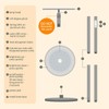 TROND Floor Lamp, 5000LM Super Bright Sky LED Modern Torchiere