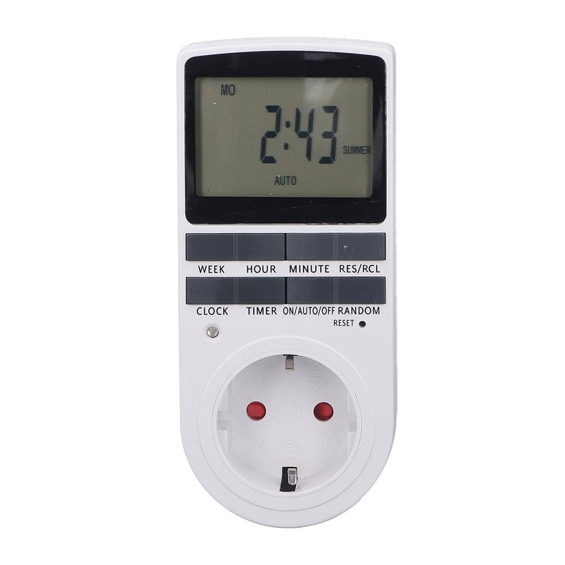 Timer Outlet Digital Intelligent Energy Saving Flame Retardant High Power