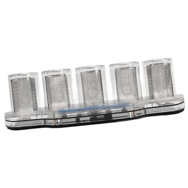 RGB Tube Clock LED Table Clock 24 Hour USB Powered