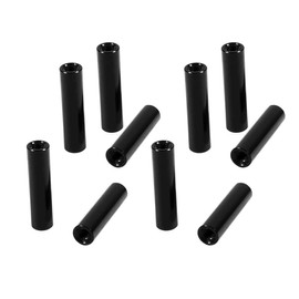 sourcingmap 10Pcs M3 x 20mm Round Aluminum Column Alloy Standoff Spacer Stud Fastener for Quadcopter Black