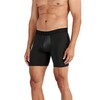 Terramar Men's Wind Boxer Brief (Black, Large)