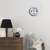WANGIRO 8 Inch Silver Wall Clock Silent Movement 8 Inch
