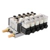 Baomain 5 Space Solenoid Valve 4V310-10 PT 3/8" DC 24V