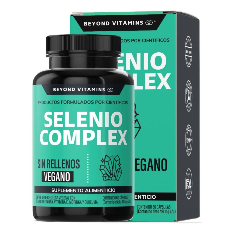 Selenio | Seleniometionina 240mcg Fortalecido Con Vitamina E, Moringa Y
