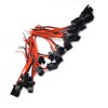 DEVMO 10 Pairs 15cm Long JST SM 2Pins Plug Male