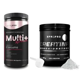 Multivitaminico Para Mujer Y Creatina Monohidratada Bpn Pro Sabor Multi Plus Women y Creatina                                                         