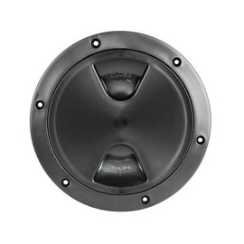 Osculati Inspection hatch screw lock black 125 mm