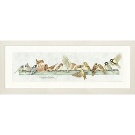 Lanarte Counted Cross Stitch Kit: The Pecking Order (Evenweave)