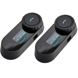 Freedconn TCOM-SC Motorcycle Incom, 2 Person Music Sharing, Bluetooth 5.0, LCD Screen, Japanese Voice Guidance, Pairing with Other Companies, 2 People Simultaneous Calling, 3 Person Pairing, Japanese