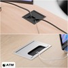 ATM Cable Feed-Through Cable for Desk, Table, Furniture, Cable Duct,