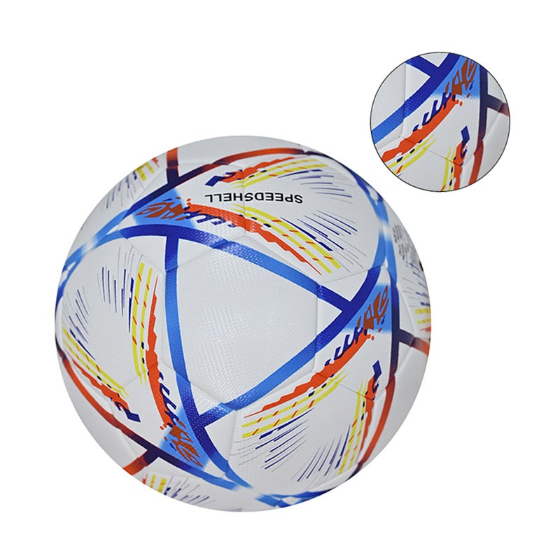 Training Soccer Ball PU No. 5 Symbol Highly Elastic Inflatable