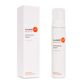 Sweat-Off Sensitive Antiperspirant Foam 75 ml Against Sweating, Foam Against Sweat, Antiperspirant for Sensitive Skin