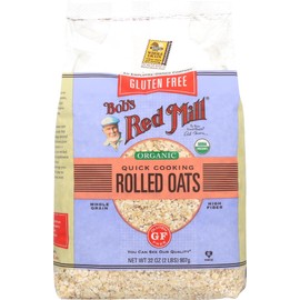 Bob's Red Mill Gluten Free Organic Quick Cooking Oats, 32 Ounce