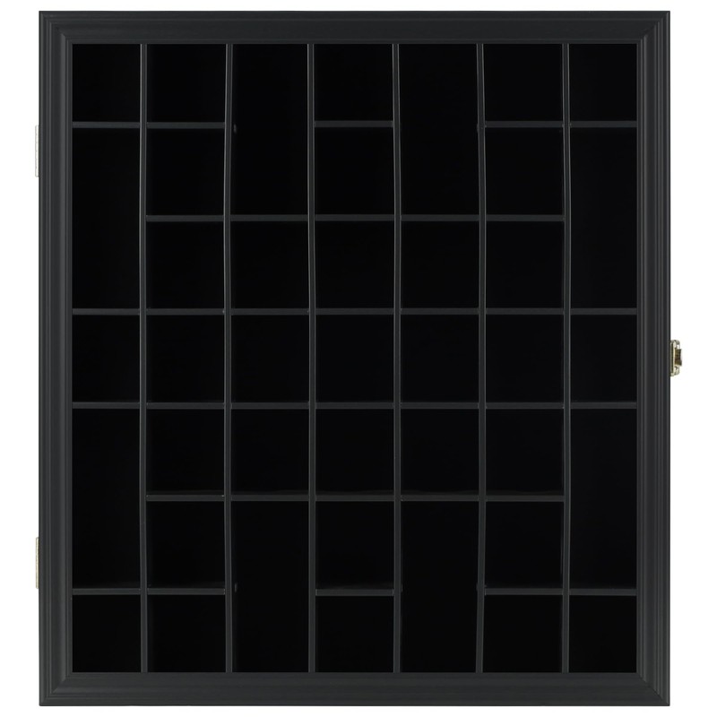 41 Shot Glass Display Case Holder Bar Collection Cabinet Wall