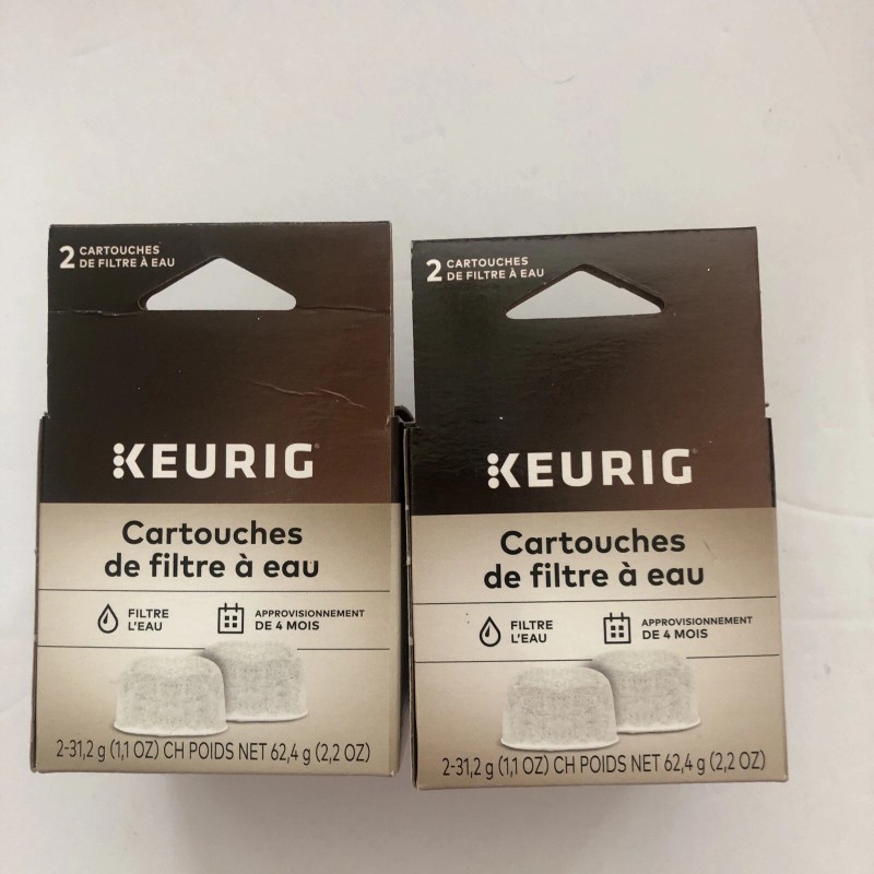 KEURIG Genuine Water Filter Replacement Cartridges 2-Pack Lot