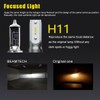 BEAMTECH 9005 H11 Bulbs Combo, S1 Series Fanless Fog Light
