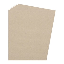 Rebower Corrugated Cardboard Paper Sheets, Corrugated Paper Cardboard Inserts [for Craft and DIY Projects] - 7.1x5.1 Inch/Brown/10 Pcs