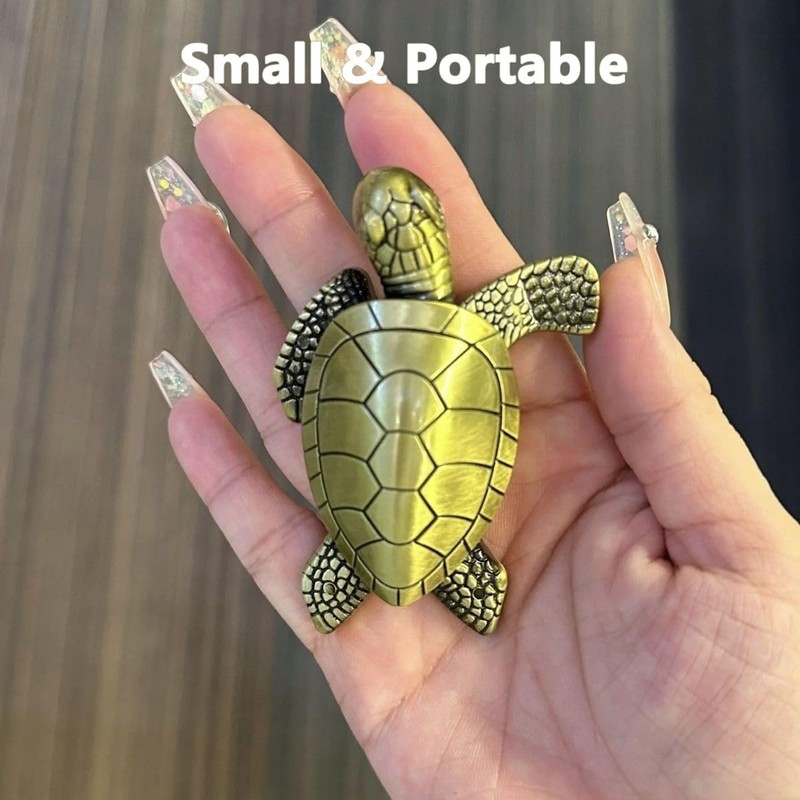 Turtle Torch Lighter Soft Flame Lighters, Adjustable Refillable Butane Cool