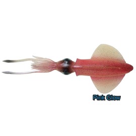 Savage Gear 3D Swim Squid - Rubber Bait, Colour: Pink Glow, Length / Weight / Package Contents: 18 cm / 32 g / Pack of 2