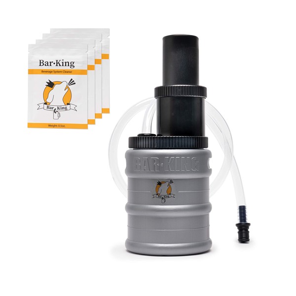 Will NOT work with standard kegs. ONLY for home brew (Ball-Lock) systems! Bar King’s UPDATED Home Brew Cleaning Kit has Quick-Connect simplicity! (Includes cleaning Powder) - Ball-Lock Kegs