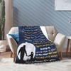 to My Dad Birthday Gift Blanket from Daughter 50"x60" Birthday