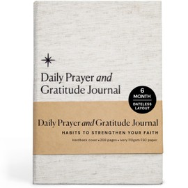 Christian Daily Prayer & Gratitude Journal, Faith Based Daily Planner, Biblical Affirmations, Prayer Requests, Prayer Journal, Bible Journal For Women & Men